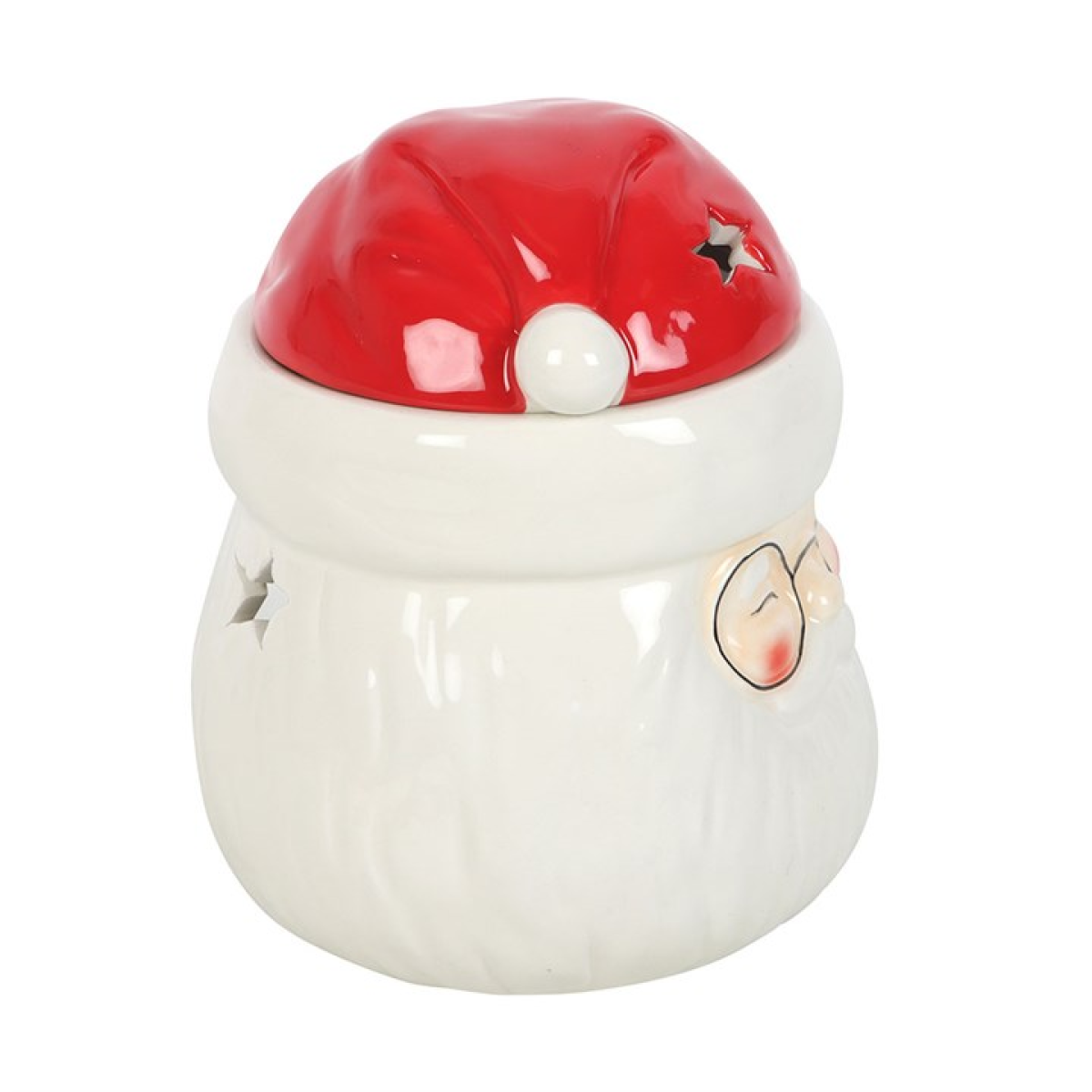 *Santa Claus Shaped Ceramic Oil Burner and Wax Warmer (12/24)