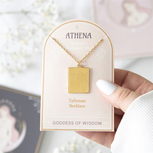 Athena Goddess Talisman Necklace