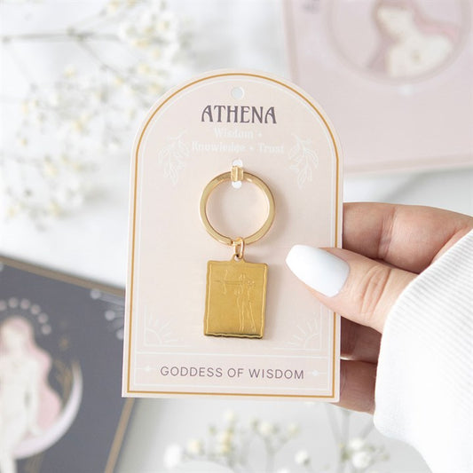 Athena Goddess Talisman Keyring