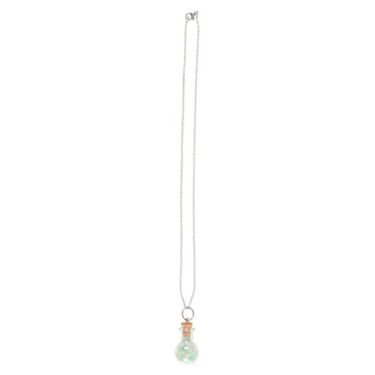 Luck Green Aventurine Crystal Chip Potion Bottle Necklace