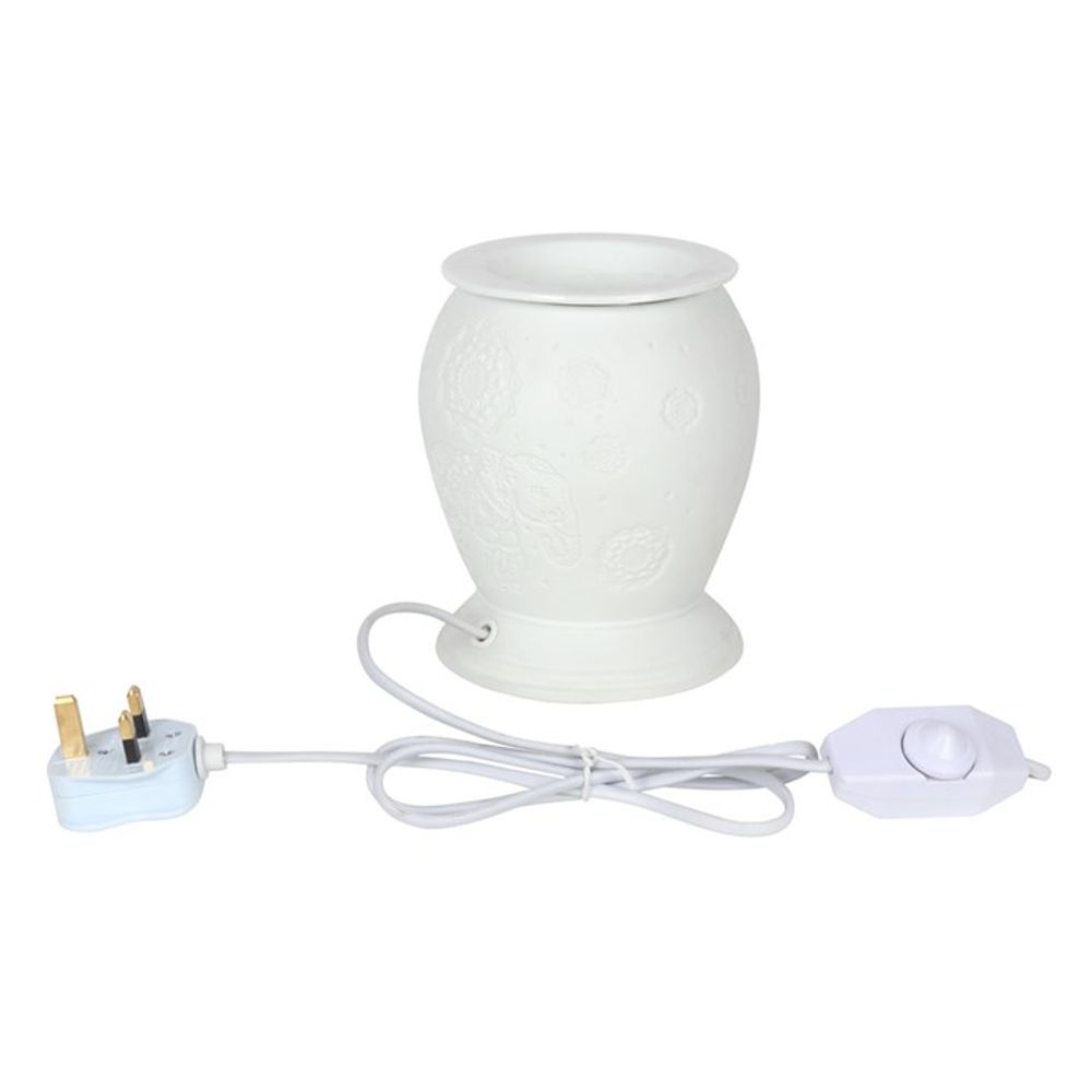 Elephant White Ceramic Electric Oil Burner