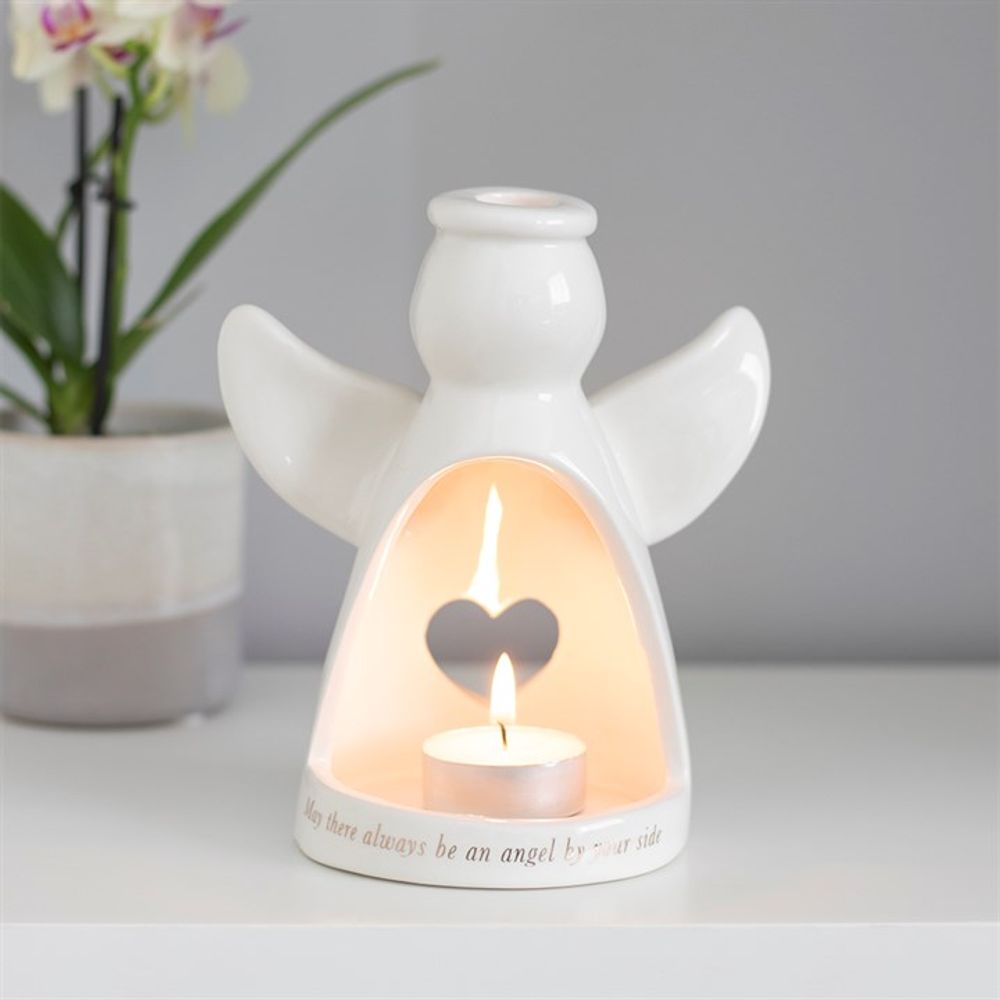 Angel By Your Side Tealight Holder